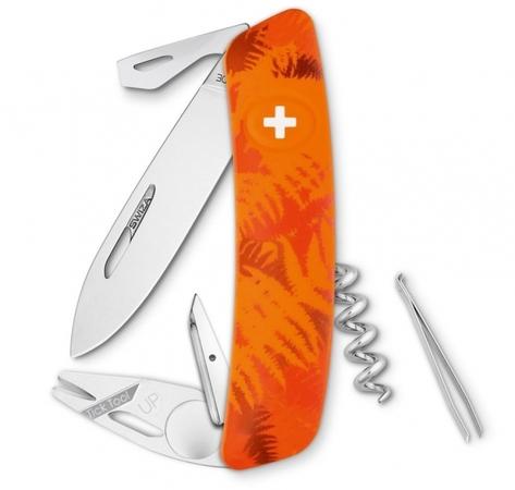 Swiza kapesní nůž TT03 Tick-Tool Camo Filix orange