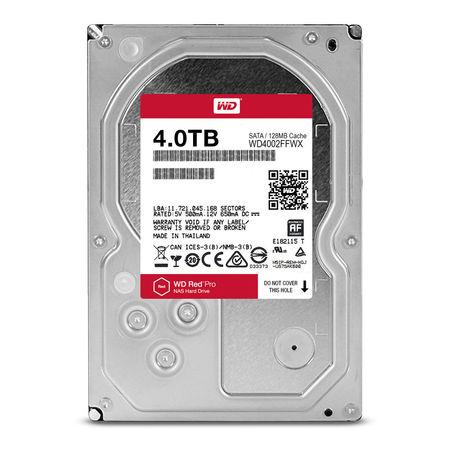 WD RED Pro 4TB HDD / WD4003FFBX / SATA 6Gb/s / Interní 3,5"/ 7200 rpm / 256MB - WD4003FFBX