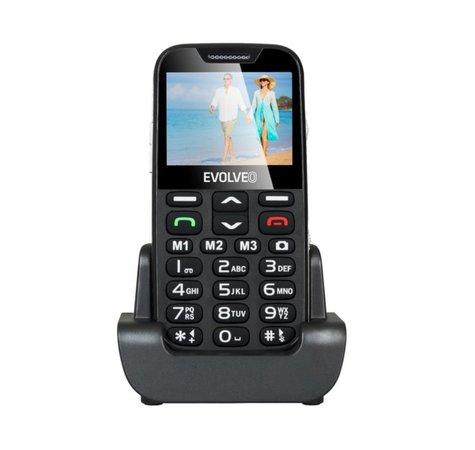 EVOLVEO EasyPhone XD, mobilní telefon pro seniory s nabíjecím stojánkem, černý - EP-600-XDB