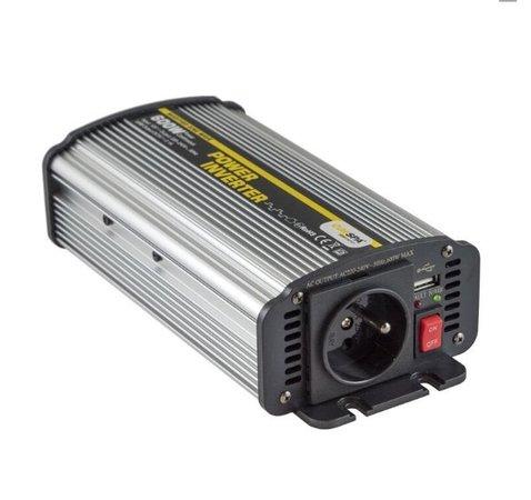 Měnič napětí Carspa CAR600U-242 24V/230V+USB 600W, modifikovaná sinus - CAR600U-242