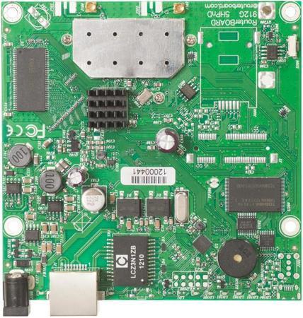 RouterBoard Mikrotik RB911G-5HPnD 600 MHz CPU, 32 MB RAM, 1x LAN, 1x 5 GHz, L3, 2x MMCX - RB911G-5HPnD
