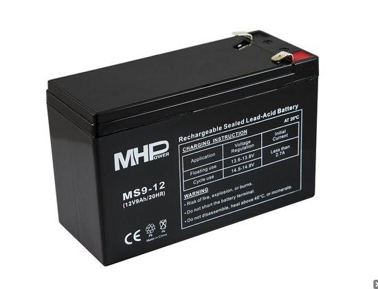 Baterie MHPower MS9-12 VRLA AGM 12V/9Ah , MS9-12