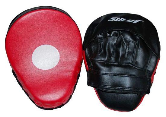 Box lapa prohnutá SULOV PVC, pár, černo-červená - BOXLAPA-PVC-2