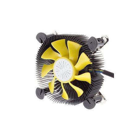 AKASA Chladič CPU AK-CC7118HP01 K25 pro Intel LGA 775 a 115x, 75mm PWM ventilátor, pro mini ITX a micro ATX skříně, AK-CC7118HP01