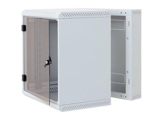 Triton 19" rozvaděč dvoudílný 9U/295mm, celoskleněné dveře, RBA-09-AD2-CAX-A1