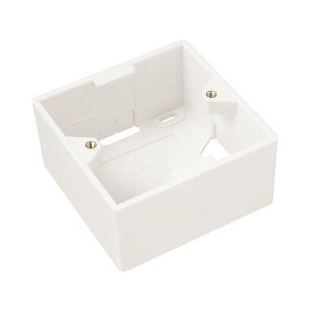 Solarix Box na omítku pro zásuvku SX9 bílý 80 x 80 x 41mm - SX9-0-WH