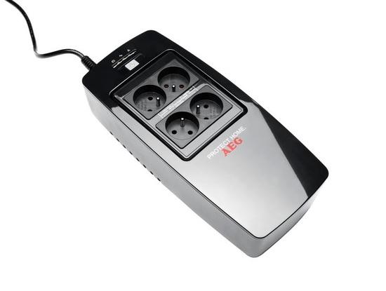 AEG UPS Protect Home FR 600/ 230V/ 600VA/ 300W/ 4 zásuvky/ 2xRJ11/ TV porty - 6000012013