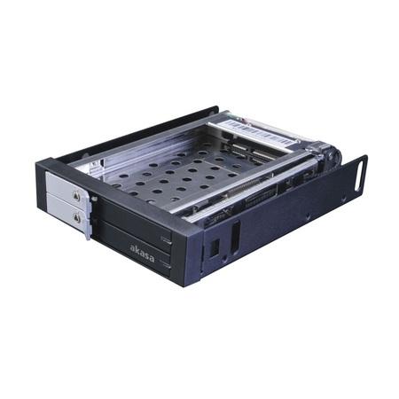AKASA HDD box Lokstor M21 / AK-IEN-03 / pro 2x2,5" HDD/SSD disky do 3,5" pozice, AK-IEN-03