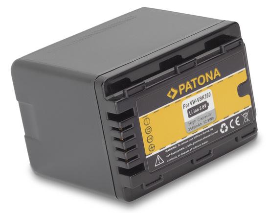 PATONA baterie pro foto Panasonic VBK360 3580mAh