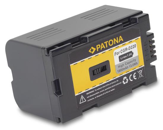 PATONA baterie pro foto Panasonic CGR D220 1600mAh