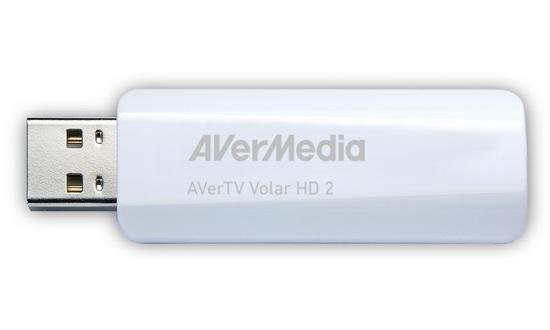 AVerMedia digital TV Tuner, AverTV Volar HD 2 TD110, DVB-T, HDTV H.264, USB 2.0 - 61TD1100A0AB