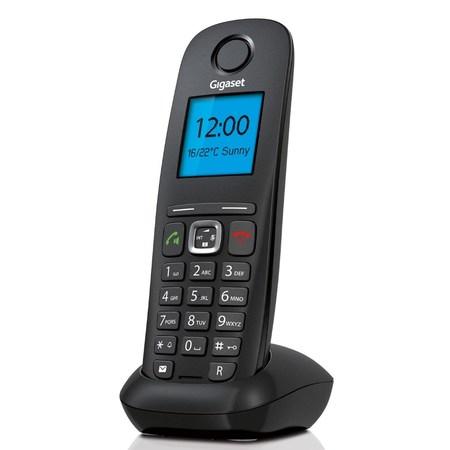 SIEMENS GIGASET A540 IP - DECT/GAP bezdrátový IP telefon, barva černá - GIGASET-A540IP