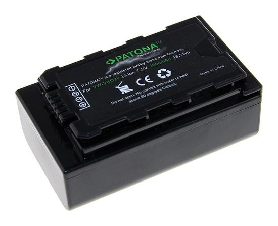 PATONA baterie pro foto Panasonic VW-VBD29 2600mAh Li-Ion