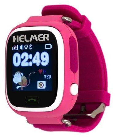 HELMER Chytré dotykové hodinky s GPS lokátorem LK 703 růžové