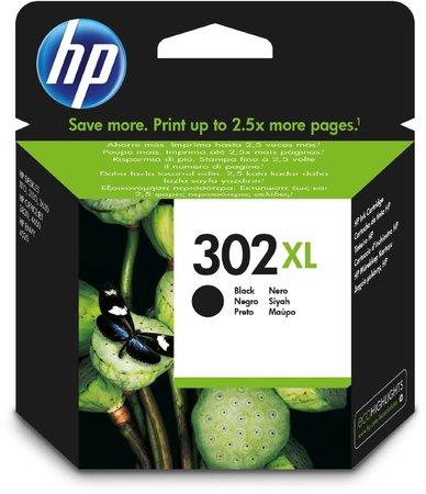 HP inkoustová kazeta 302XL černá F6U68AE originál - F6U68AE