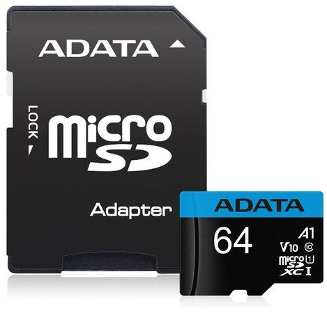 ADATA Micro SDXC 64GB U1 AUSDX64GUICL10A1-RA1