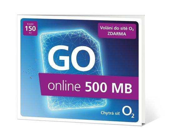 O2 GO SIM ONLINE 150Kč - SMALLGO.150VON40
