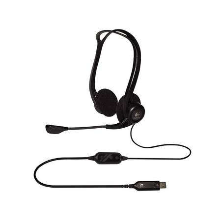 Logitech Headset Stereo PC 960 sluchátka černé - 981-000100