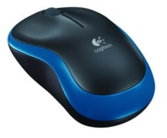 Logitech myš M185/ Bezdrátová/ Optická/ 1000dpi/ USB přijímač/ modrá - 910-002239