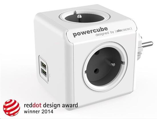Allocacoc PowerCube Original USB Grey