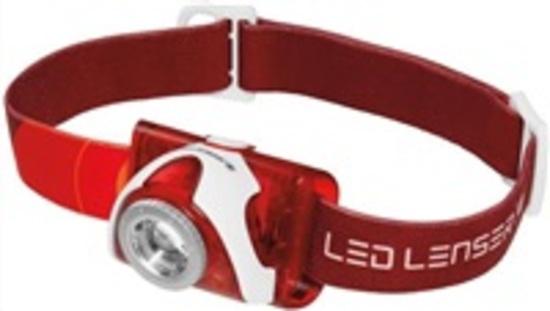 LEDLENSER SEO 5 LED čelovka - červená - 6106