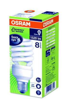 Osram DULUXSTAR-MINI-TWIST-23W 840-E27 Úsporna žárovka DULUXSTAR MINI TWIST 23W studená 4000K E27 230V 1520lm 56x135mm - 4008321986399