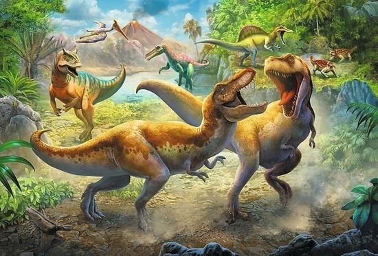 TREFL Puzzle Dinosauří souboj 160 dílků - 15360
