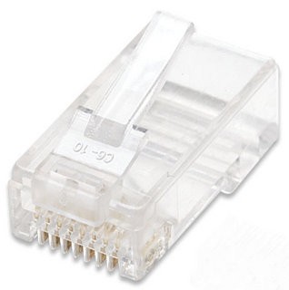 Intellinet konektor RJ45, licna (lanko) UTP Cat5e, 100ks v nádobě - 790055