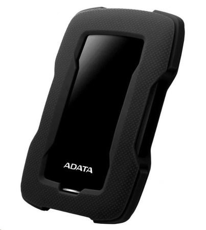 ADATA Externí HDD 1TB 2,5" USB 3.1 HD330, BLACK COLOR BOX, černý (gumový, nárazu odolný) - AHD330-1TU31-CBK