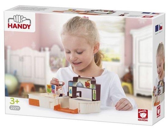 EFKO Igráček HANDY Kuchyně s kuchařem s doplňky