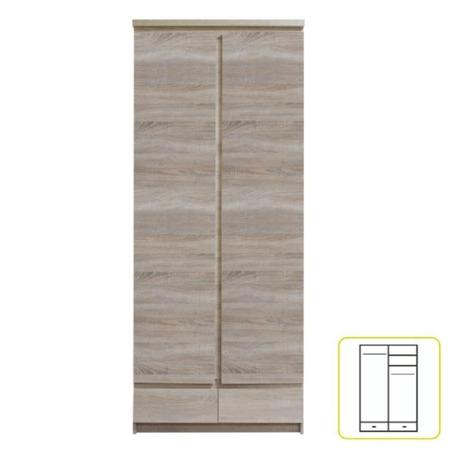 Kondela Skříň 2D2S, dub sonoma, PANAMA Typ 01 - 0000071073