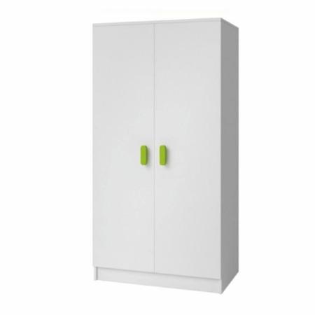 Kondela Skříň 2D, bez úchytek, bílá, Svend TYP 6 - 0000185917