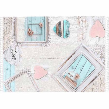 Kondela Koberec, béžová / vintage vzor, 80x150, SONIL - 0000193193