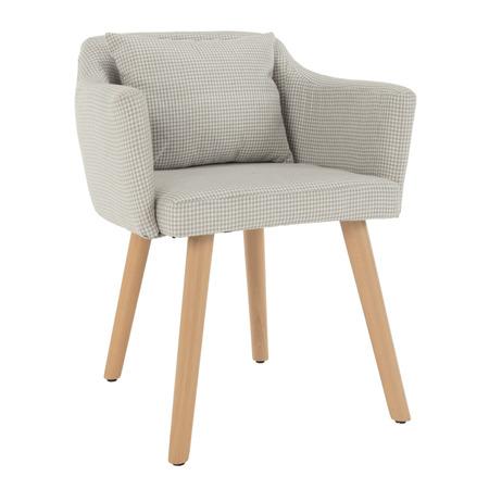 Tempo Kondela Designové křeslo, béžová vzor, DIPSY
