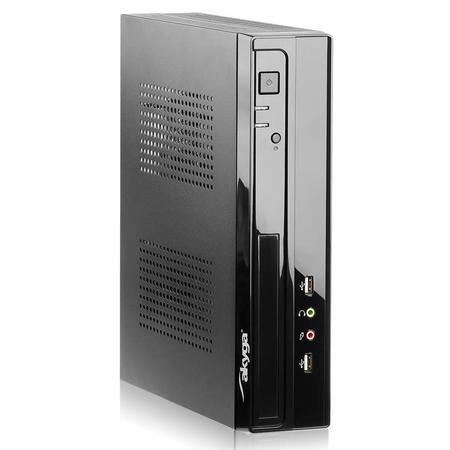 Akyga PC skříň mini ITX s PC zdrojem 200W PFC - AK-730-01BK