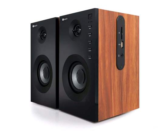 C-TECH SPK-550/Stereo/20W/Hnědá - SPK-550BT