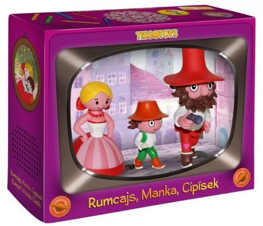 Rumcajs, manka, cipísek Figurka