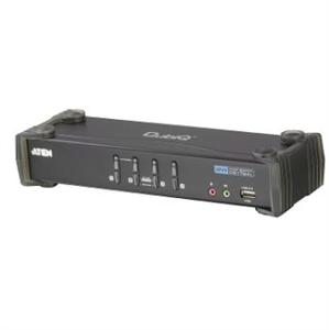 Aten 4 port DVI KVMP USB, 2port USB HUB, audio, CS-1764A
