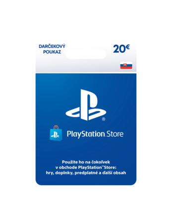 PlayStation Live Cards 20 EUR Hang pro SK PS Store - PS719899440