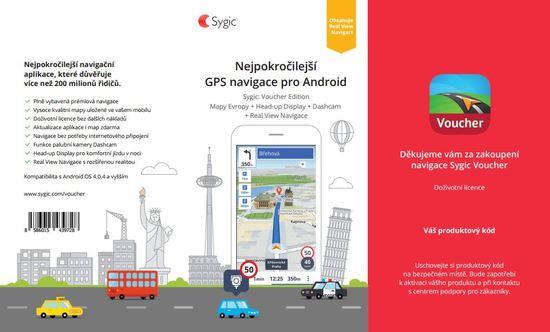 Sygic Voucher - Europe - Premium and Real View Navigation - Lifetime - retail - 048S- AURVOU-ICS