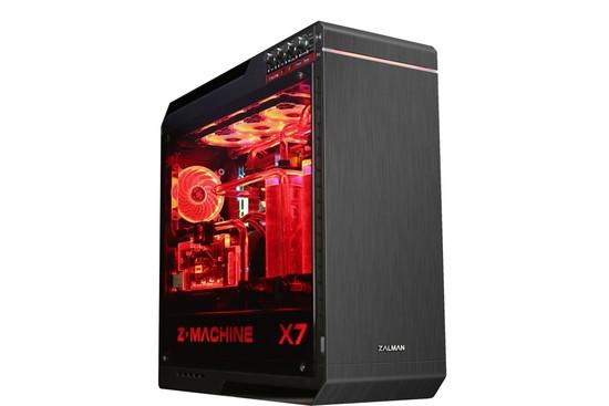 Zalman case bigtower (fulltower)  X7, black, fan control, průhledná bočnice, bez zdroje - X7