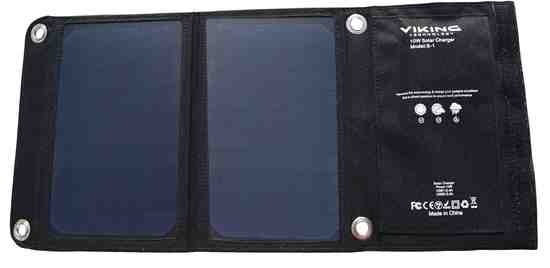 VIKING OUTDOOROVÝ SOLÁRNÍ PANEL S-1 10W, SOLÁRNÍ NABÍJEČKA