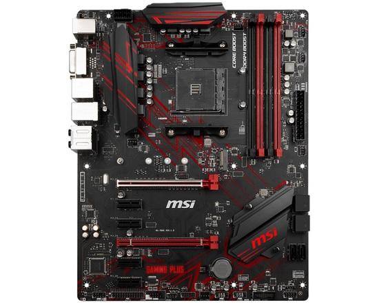 MSI B450 GAMING PLUS, s. AM4, B450, 1x PCIe 3.0 x16 slot , 1x PCIe 2.0 x16, 4x DDR4, SATA III, USB 3.1,  DVI, HDMI, ATX  - B450 GAMING PLUS