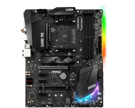 MSI B450 GAMING PRO CARBON AC, s. AM4, B450, 3x PCI-E x1, 1x PCIe 3.0 x16, 4x DDR4, SATA III, USB 3.1,  DP, HDMI, ATX  - B450 GAMING PRO CARBON AC