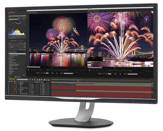 32" LED Philips 328P6VUBREB-4K,VA,USB-C,LAN, 328P6VUBREB/00