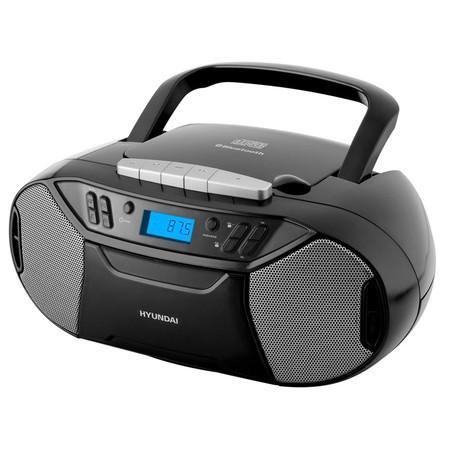 Radiomagnetofon Hyundai TRC 333 AU3 BT B s CD/MP3/USB, Bluetooth, černý