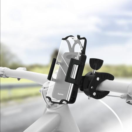Hama univerzální držák na mobil, šířka 5-9 cm, upevnění na řídítka jízdního kola