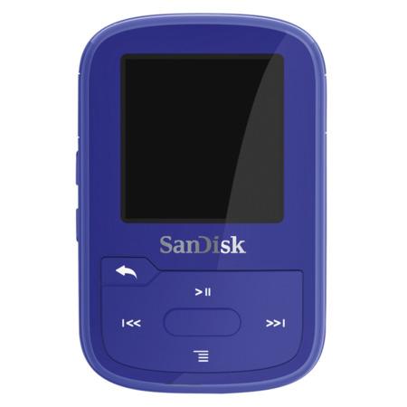 SanDisk MP3 Sansa Clip Sport Plus 16 GB modrá