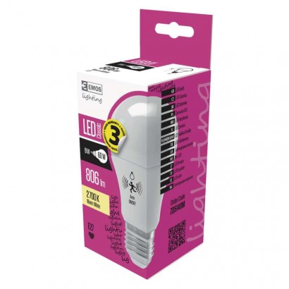 Emos LED žárovka Classic A60 9W E27 Teplá bílá