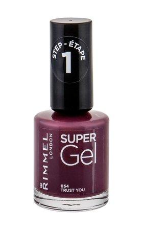 Lak na nehty Rimmel London - Super Gel , 12ml, 054, Trust, You